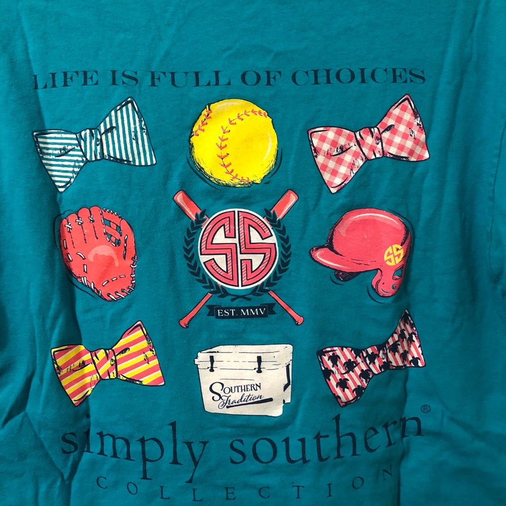 Simply Southern softball tshirt